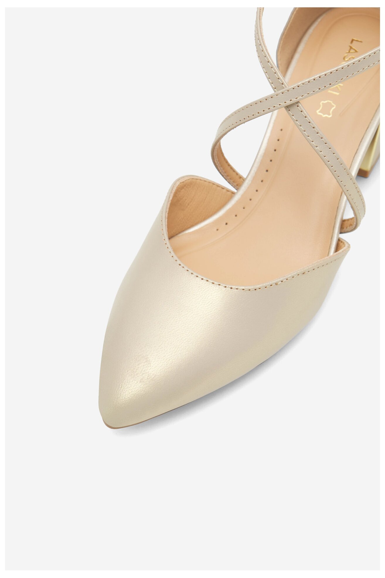 Czółenka Lasocki WYL3022-14Z Złoty