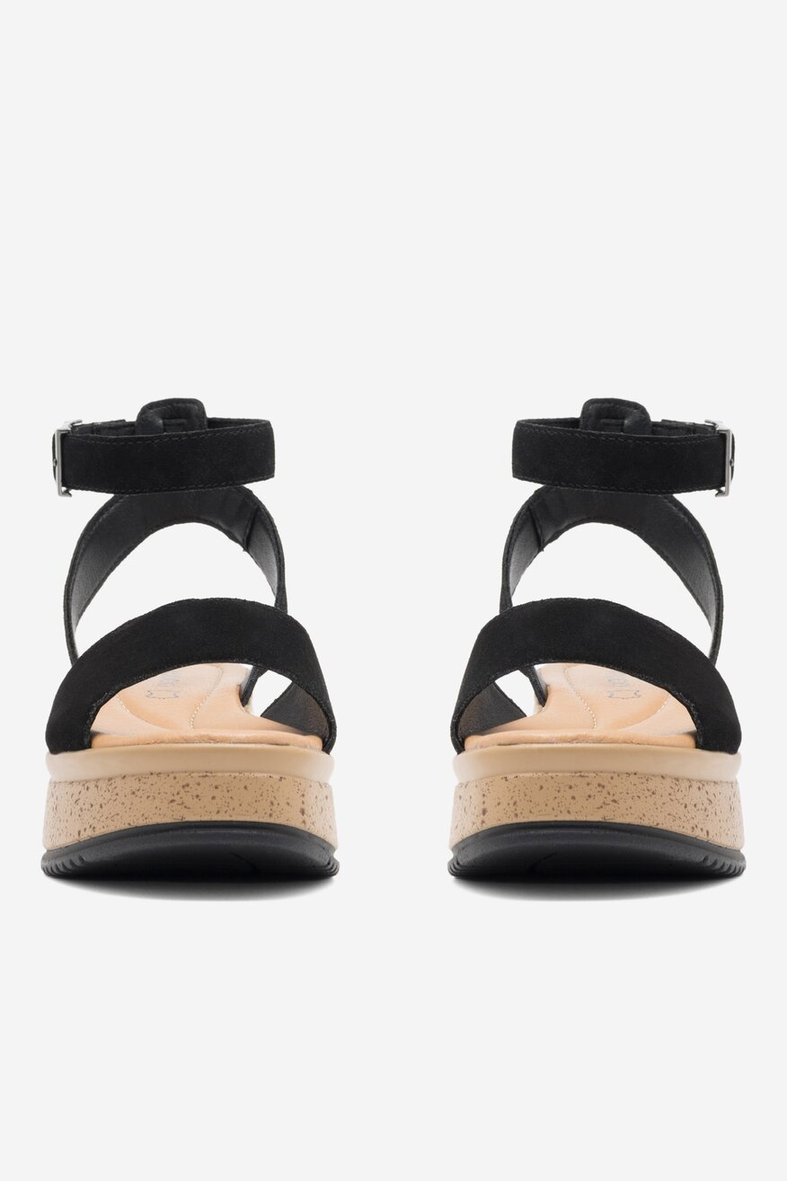 
                Lasocki - Skórzane sandały czarne - 5904862824819