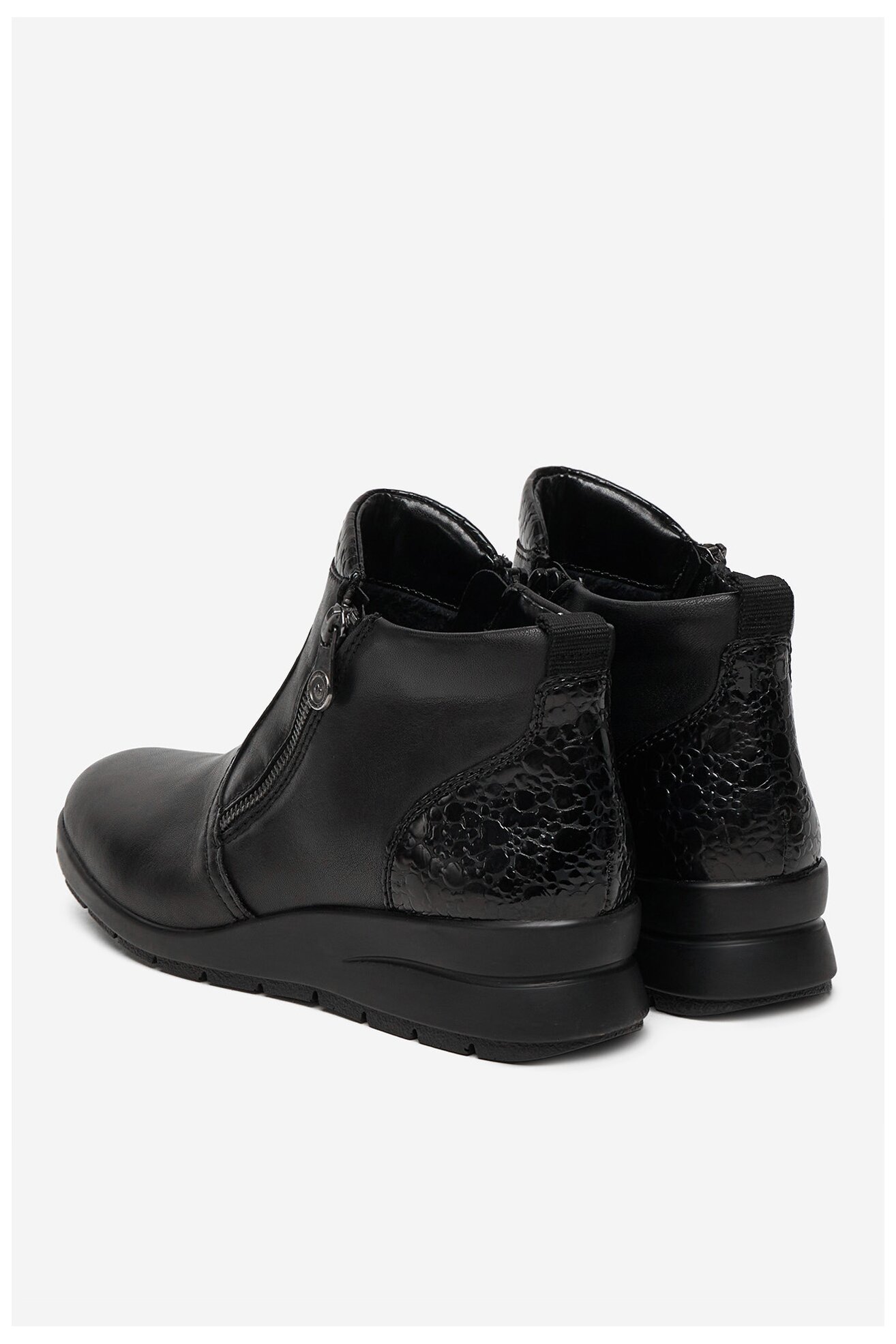 Bokacsizma Rieker L4861-00 FEKETE