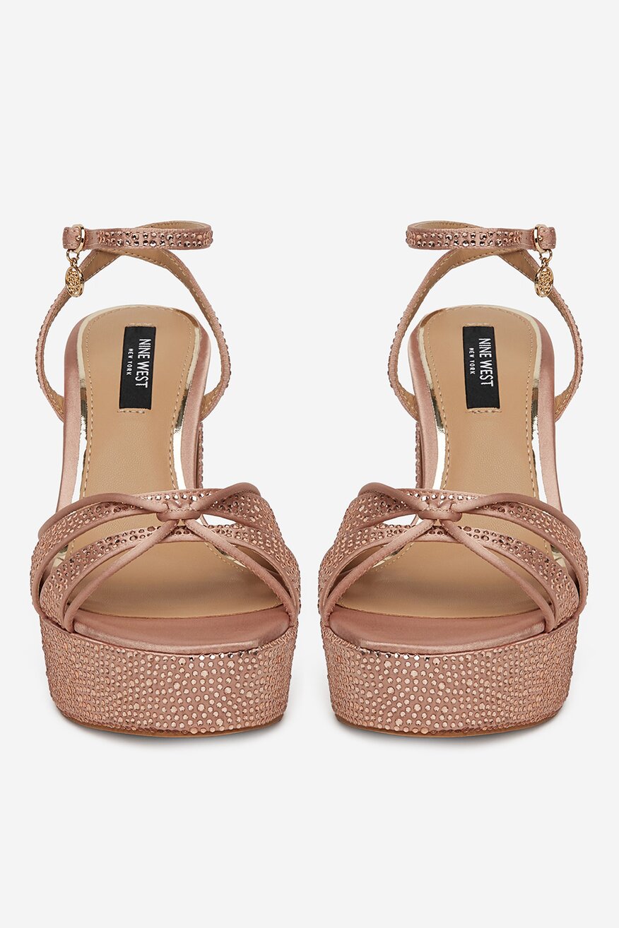 Sandály NINE WEST SVĚTLE RŮŽOVÁ - 5906751043820