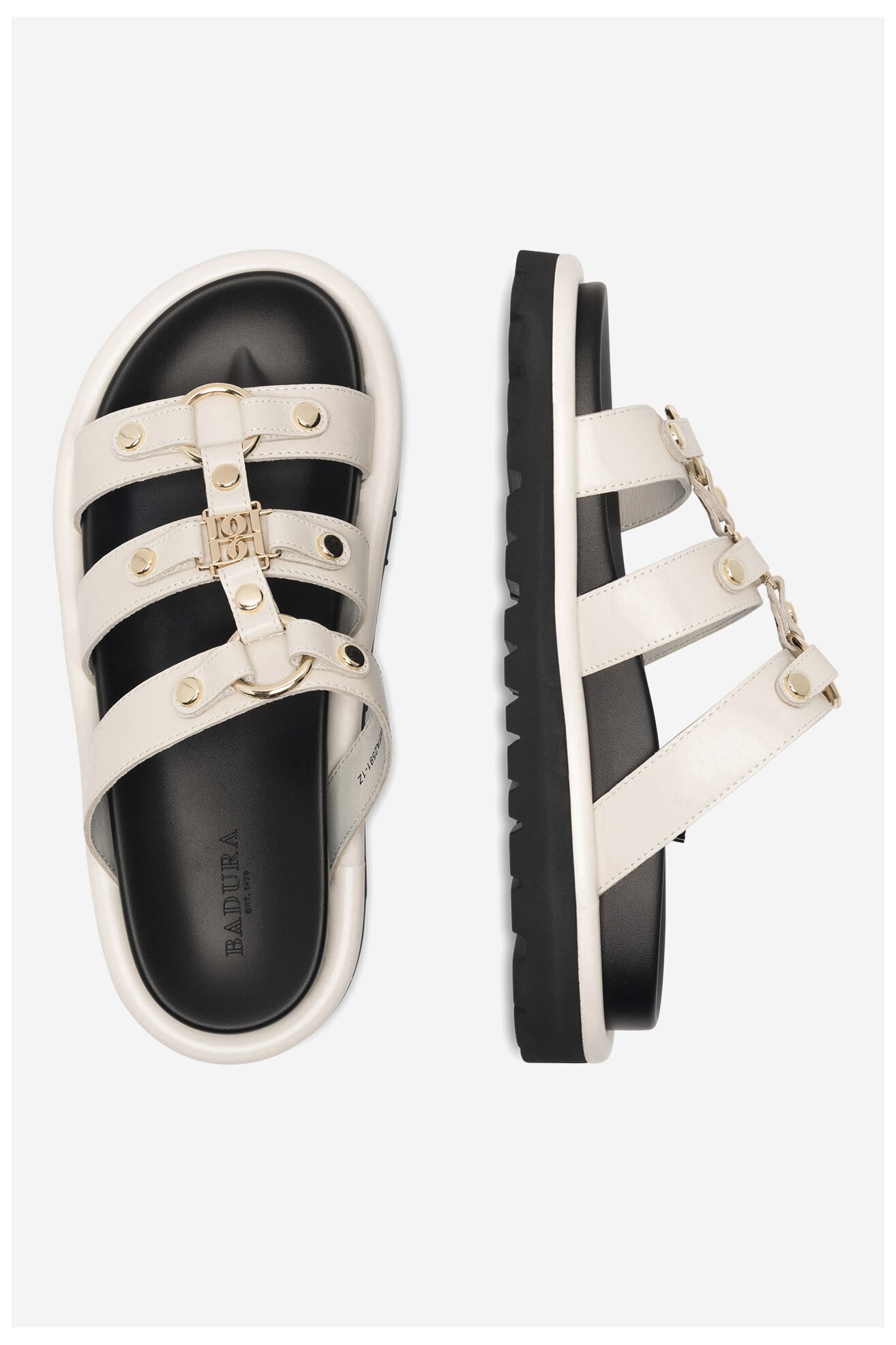 Klapki Badura WFA2591-1Z Biały