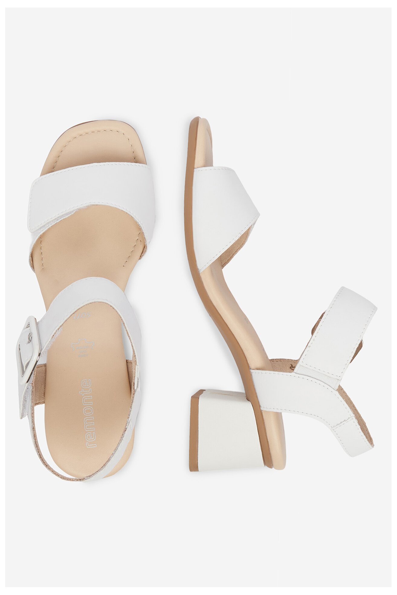 Sandały Remonte CEO-D1K51-80 Biały