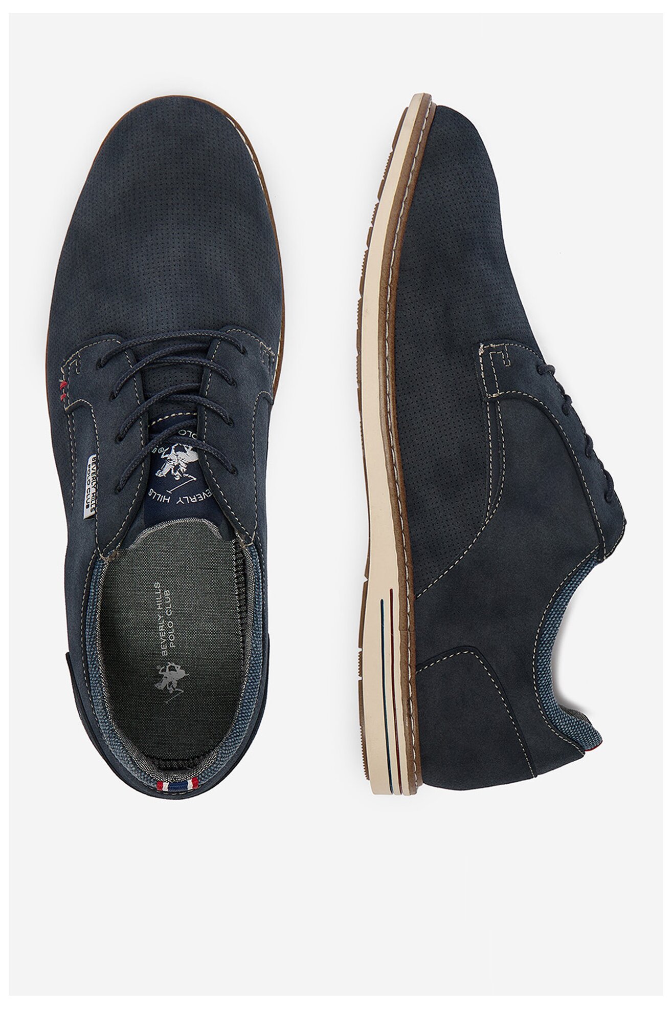 Półbuty Beverly Hills Polo Club CEO-PASSERO-01 MBS Granatowy