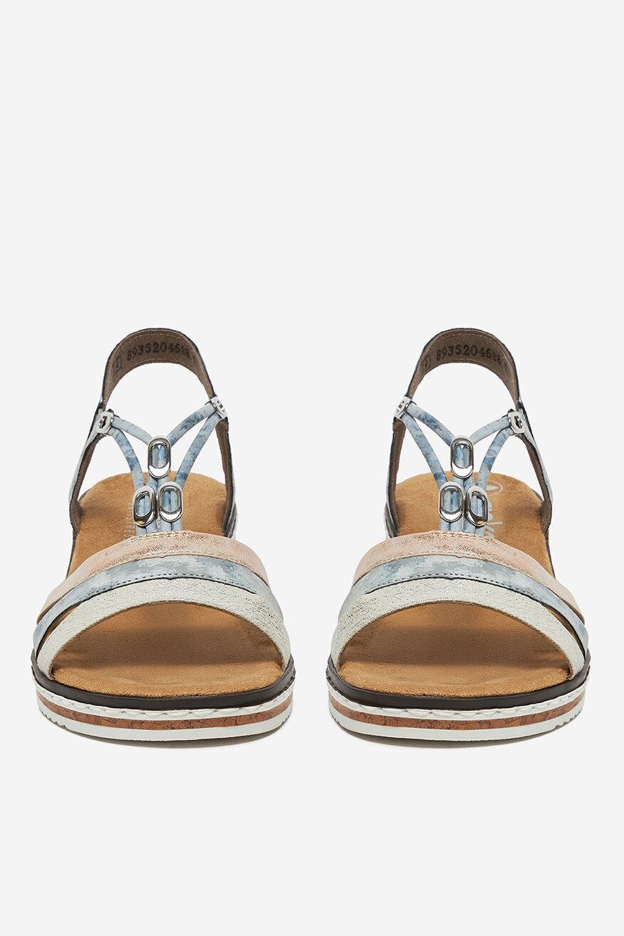 
                Rieker - Sandały na koturnie - 2230078417778