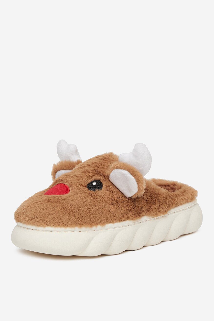 
                DeeZee - Kapcie ocieplane na platformie - 5904410895810