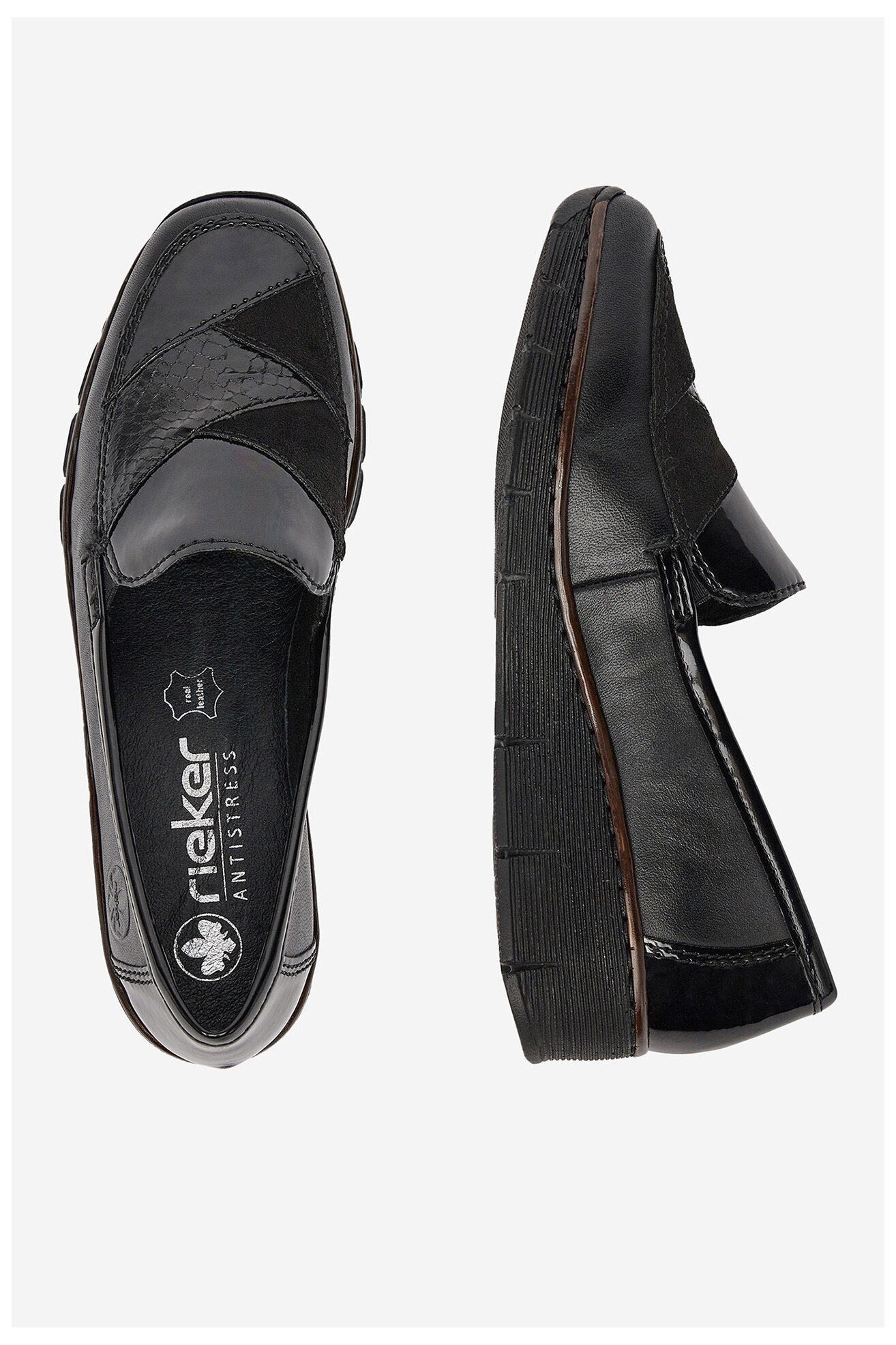 Mokasine Rieker 53785-00 CRNA