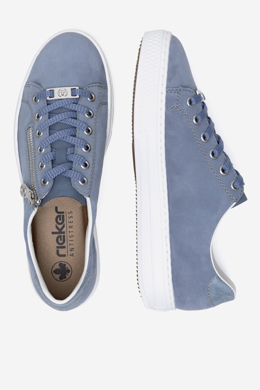 Rieker - Sneakersy zamszowe - 2230074033842