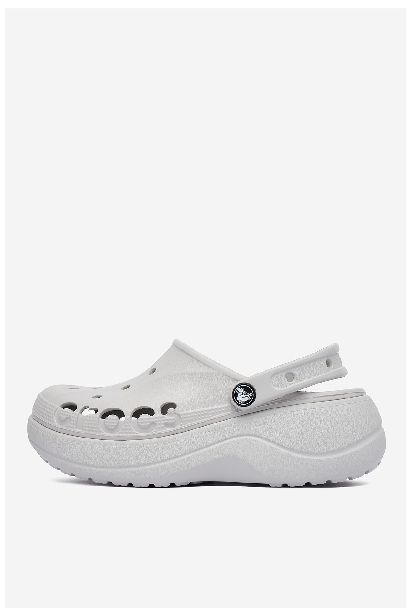 Klapki basenowe Crocs C-BAYA PLATFORM CLOG 208186-101 Szary