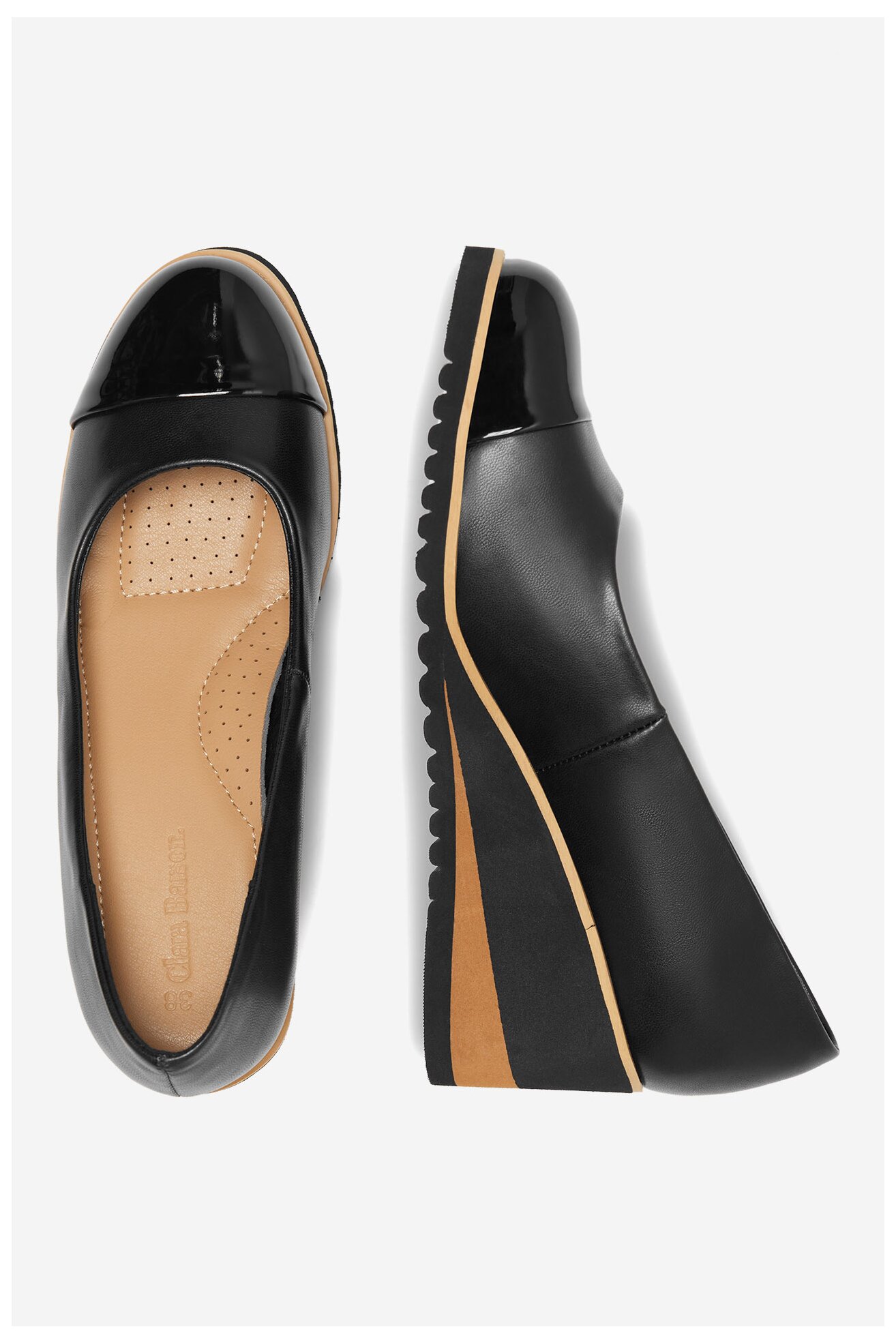 Напівчеревик Clara Barson WYL3396-2 ЧОРНИЙ