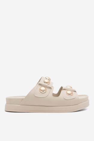 Papuče DeeZee SANTA CALIFORNIA WS6099-01 BEŽ
