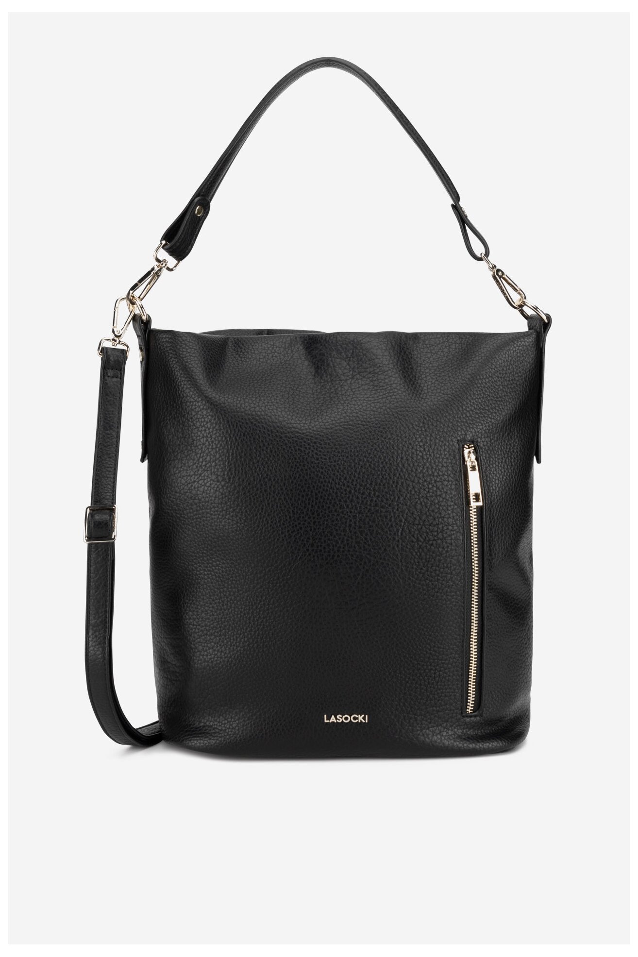 Kézitáska Lasocki C-LSK-K-066-06 FEKETE