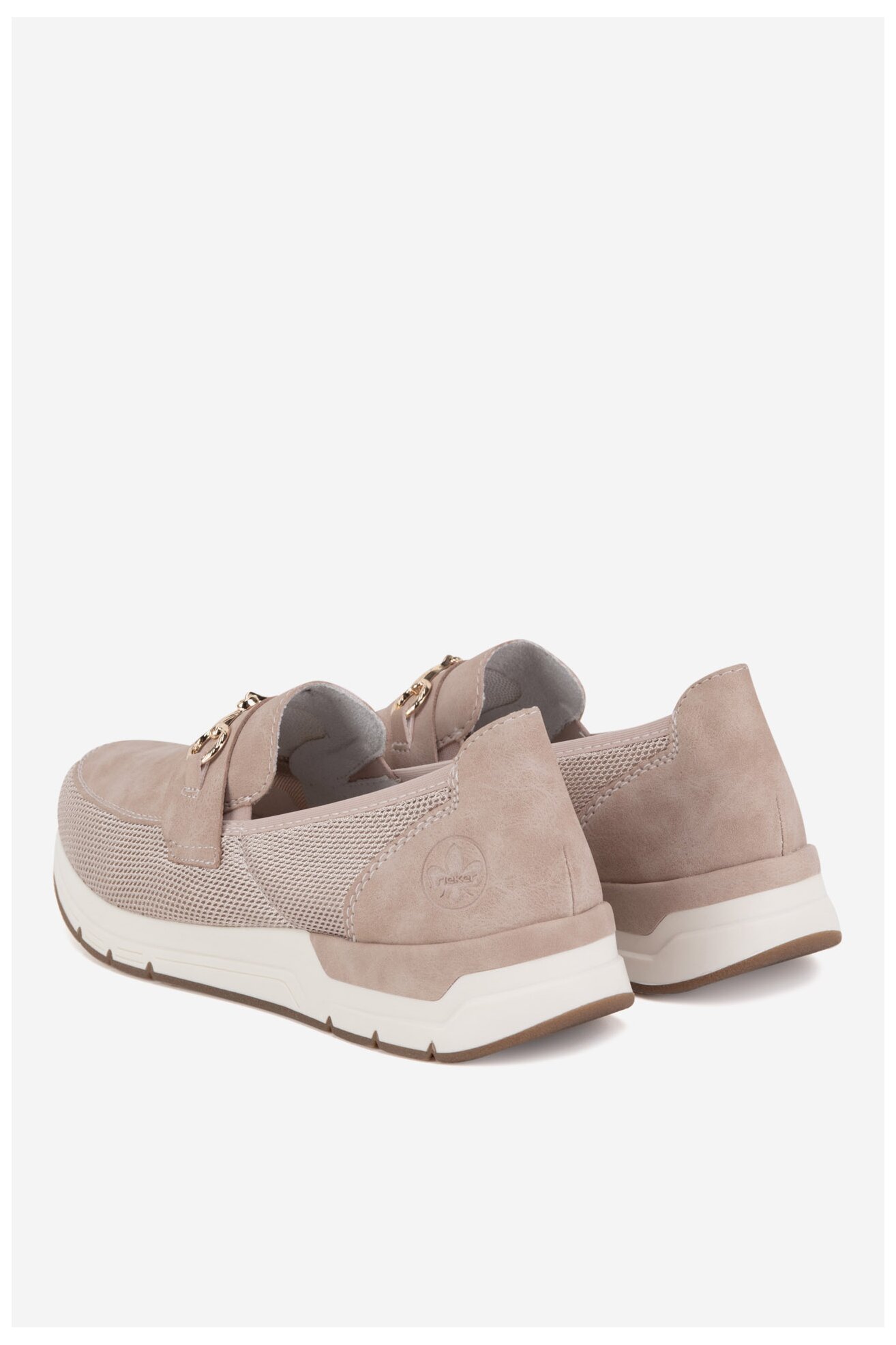 Mokasyn Rieker 58955-31 Różowy jasny