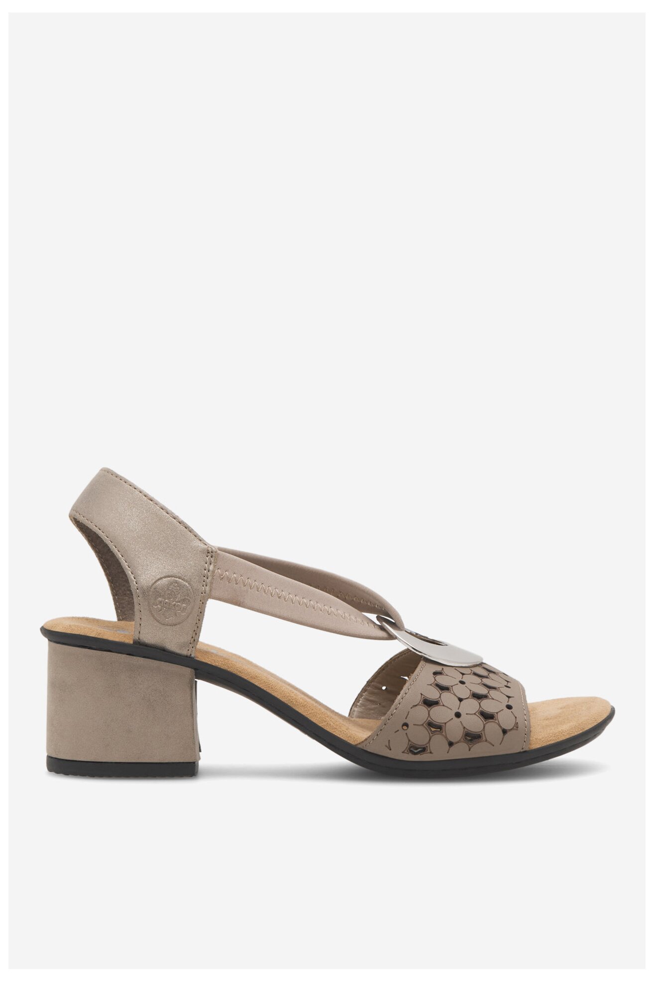 Sandały Rieker 64677-64 Szary