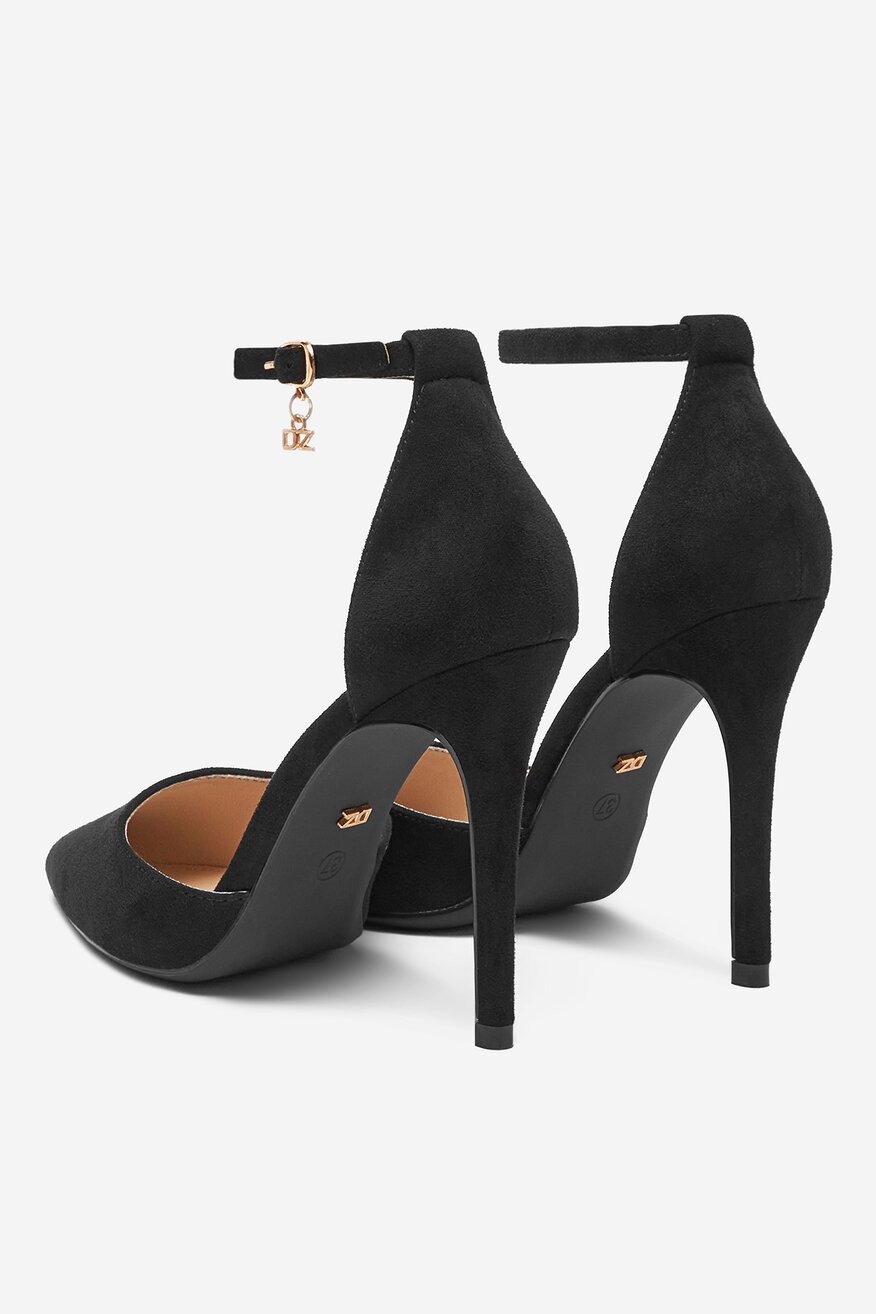 Pantofi cu toc DeeZee NEGRU - 5906751076422
