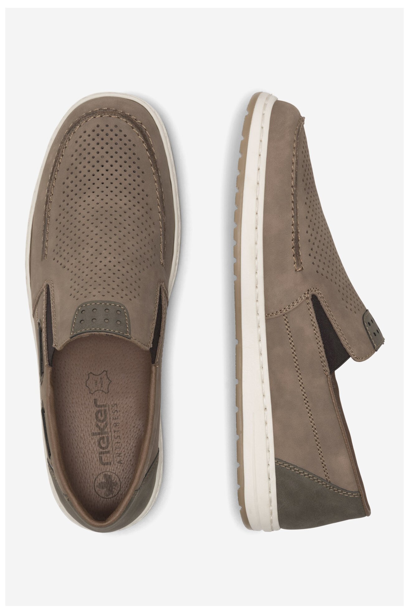 Половинки обувки Rieker 18266-26 КАФЯВ