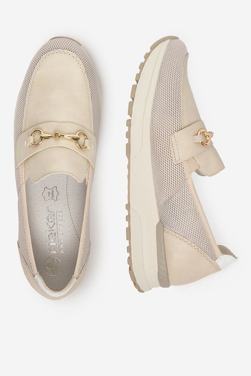 
                Мокасини Rieker СЛОНОВА КОСТ - 2230092741149