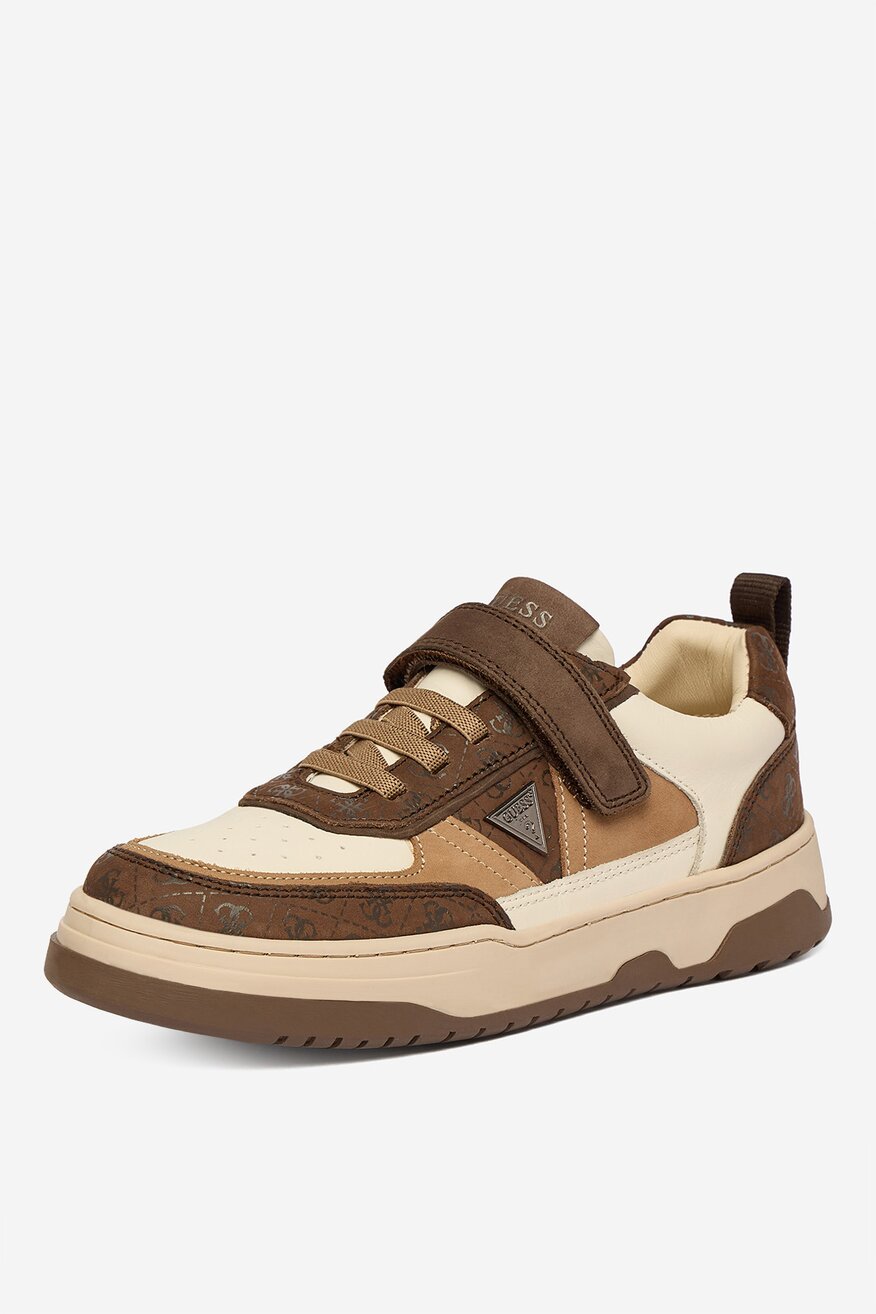 
                GUESS - Sneakersy skórzane - 5906751791257