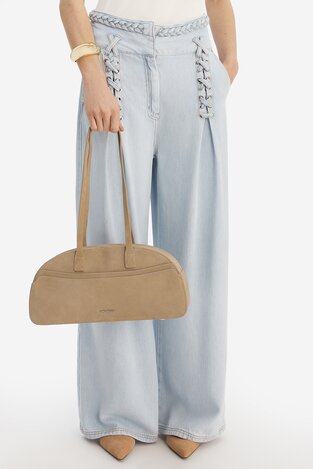 Сумка З Ремінцем Gino Rossi EO-LA224-19327-2 БЕЖЕВИЙ