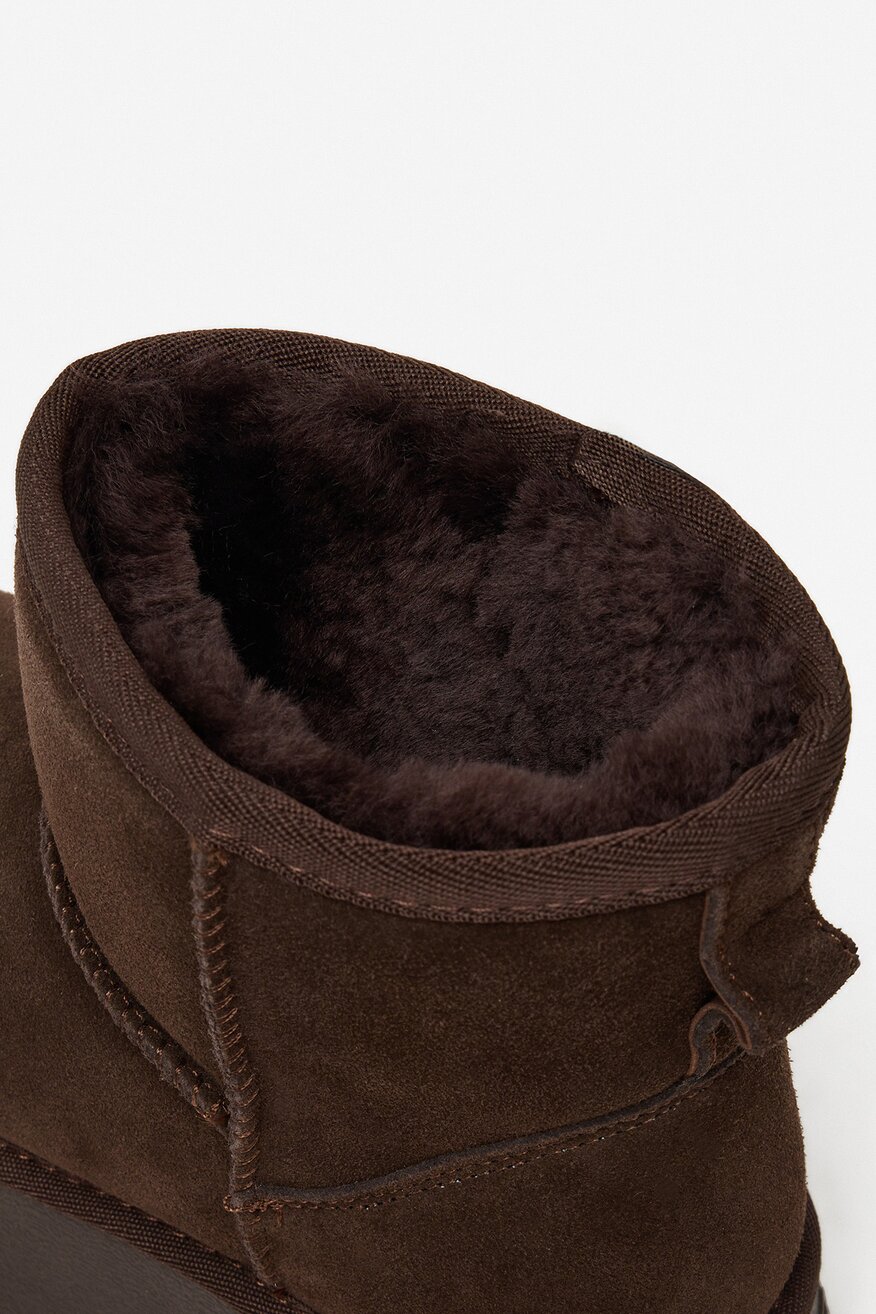 Badura - Śniegowce zamszowe ocieplane - 5906751381670