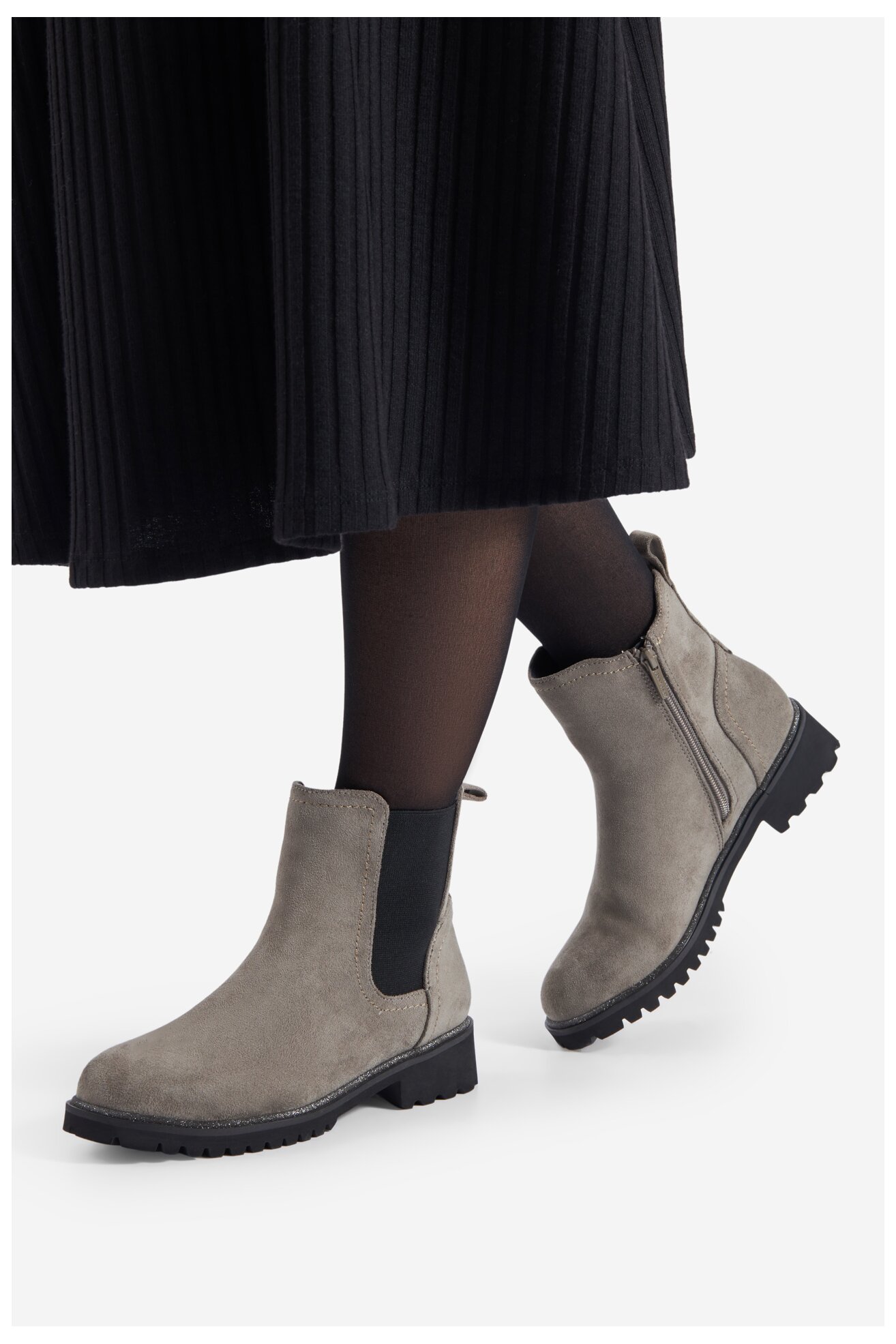 Kratke čizme Jenny Fairy WYL3999-1 SIVA