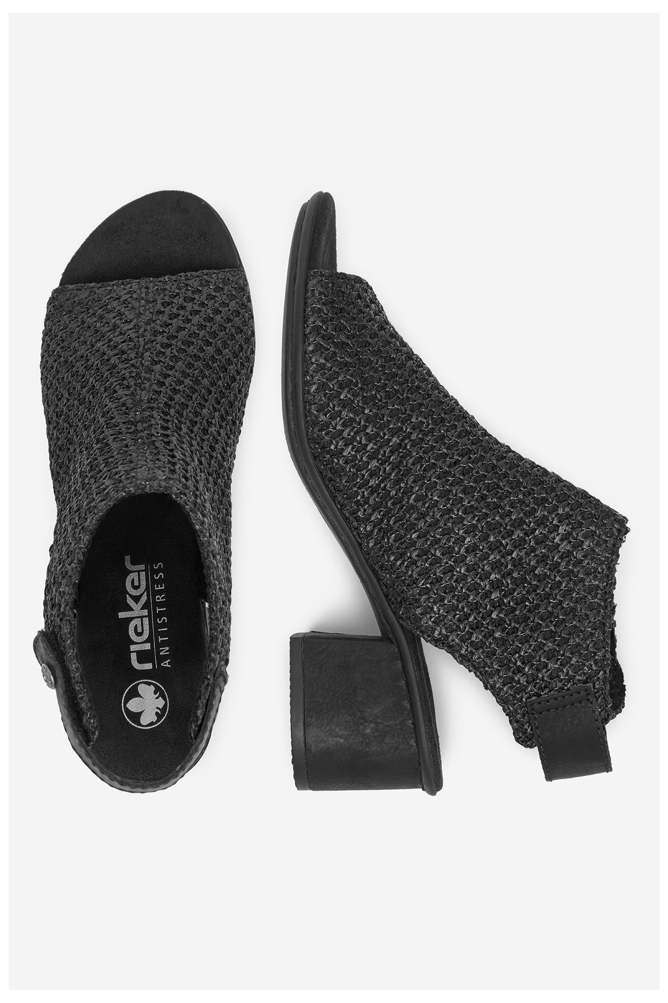 Sandały Rieker 64670-00 Czarny