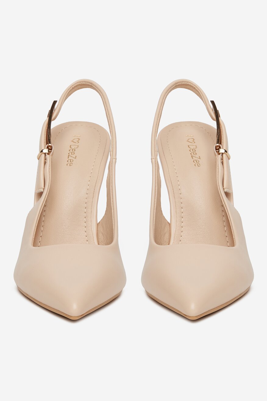 
                Pantofi cu toc DeeZee BEJ - 5906751154878