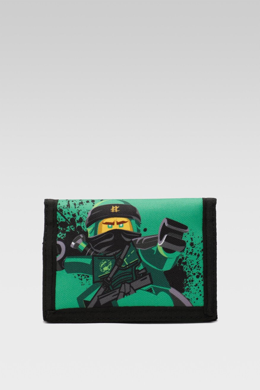 
                Lego - Portfel dziecięcy z printem zielony - 5904248970390
