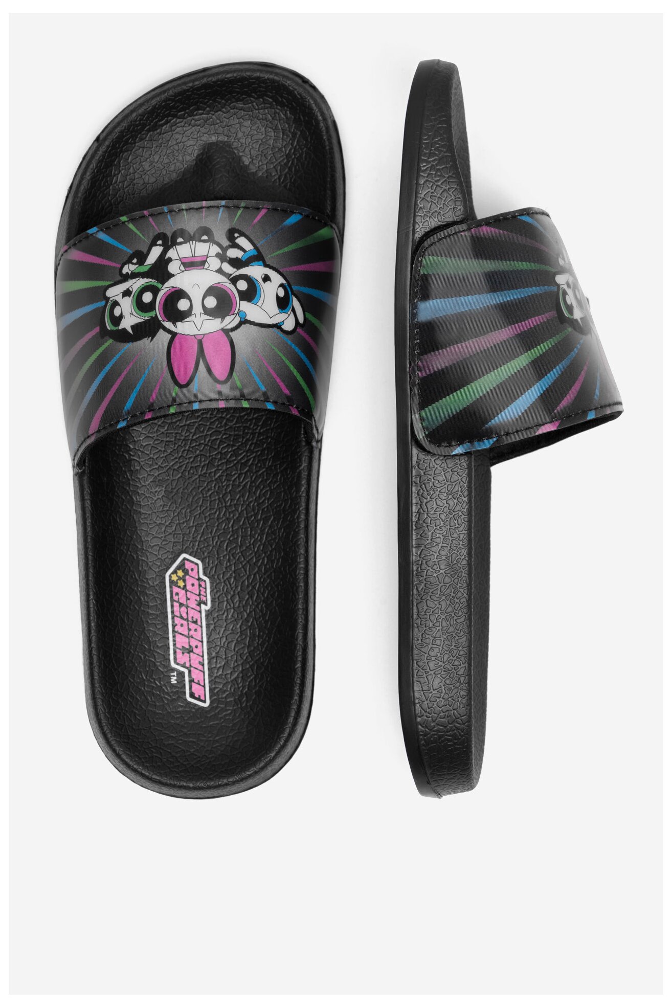 Șlapi pentru bazin POWERPUFF GIRLS SS24-172PPG NEGRU