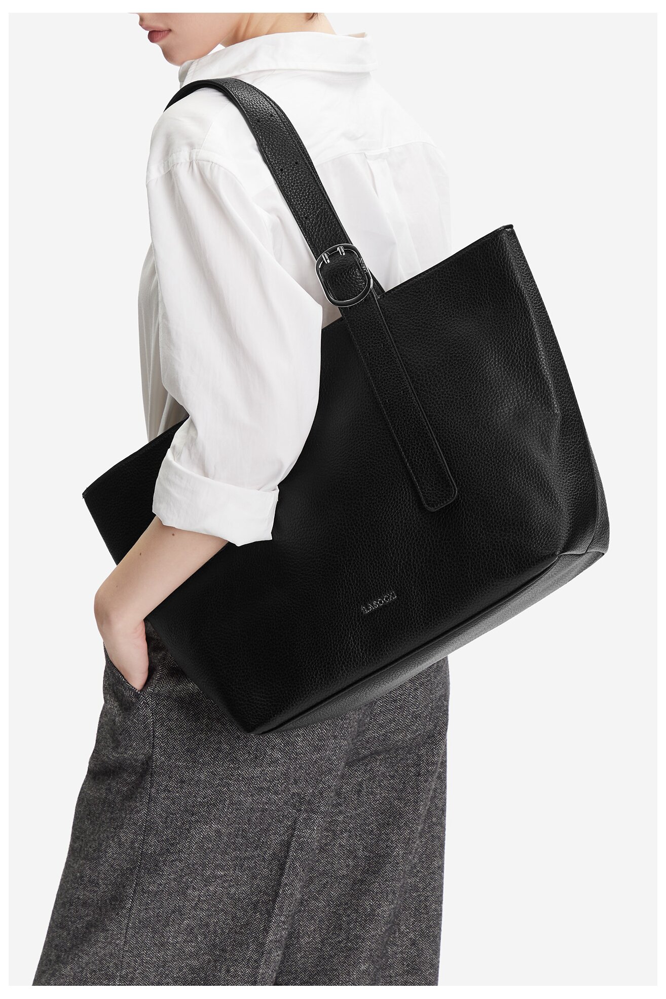 Kézitáska Lasocki C-LSK-L-012-08 FEKETE