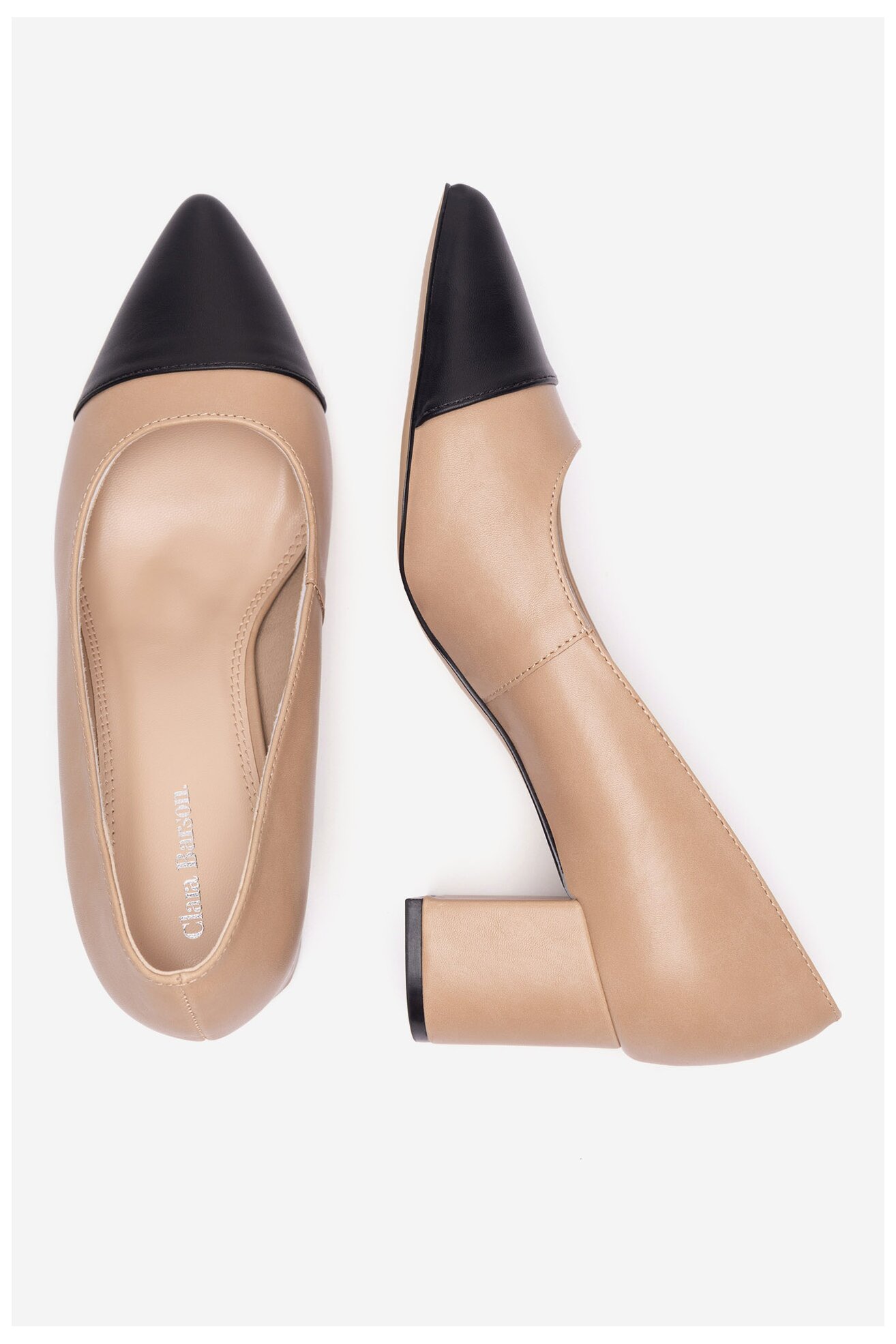 Czółenka Clara Barson WYL3320-5 Beżowy