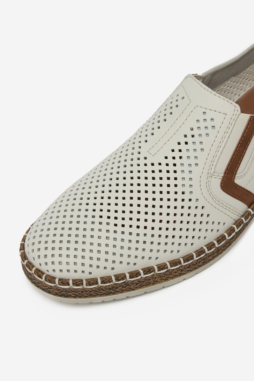 Rieker - Espadryle skórzane - 2230078392433