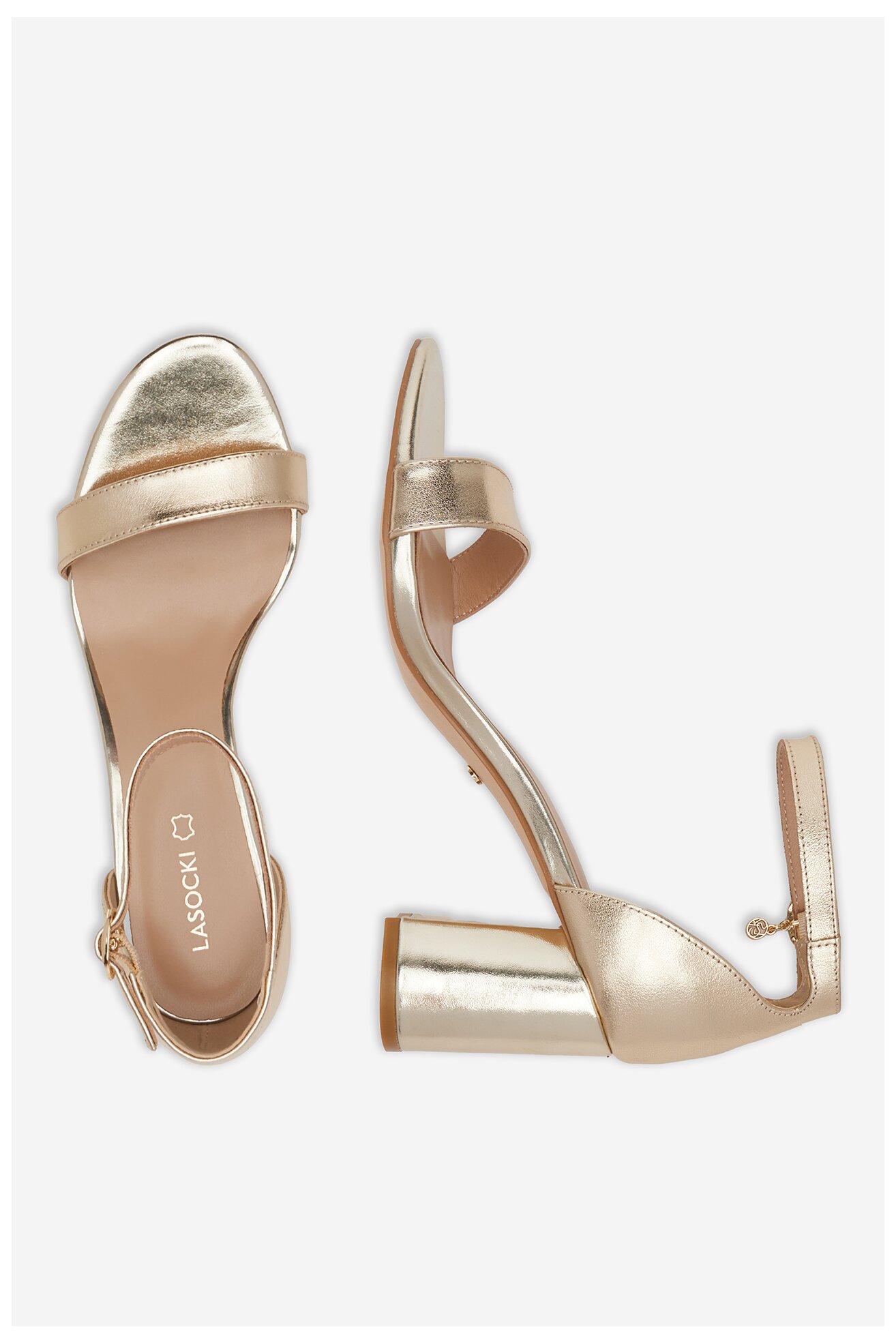 Sandały Lasocki POLT WYL3402-4ZA Złoty