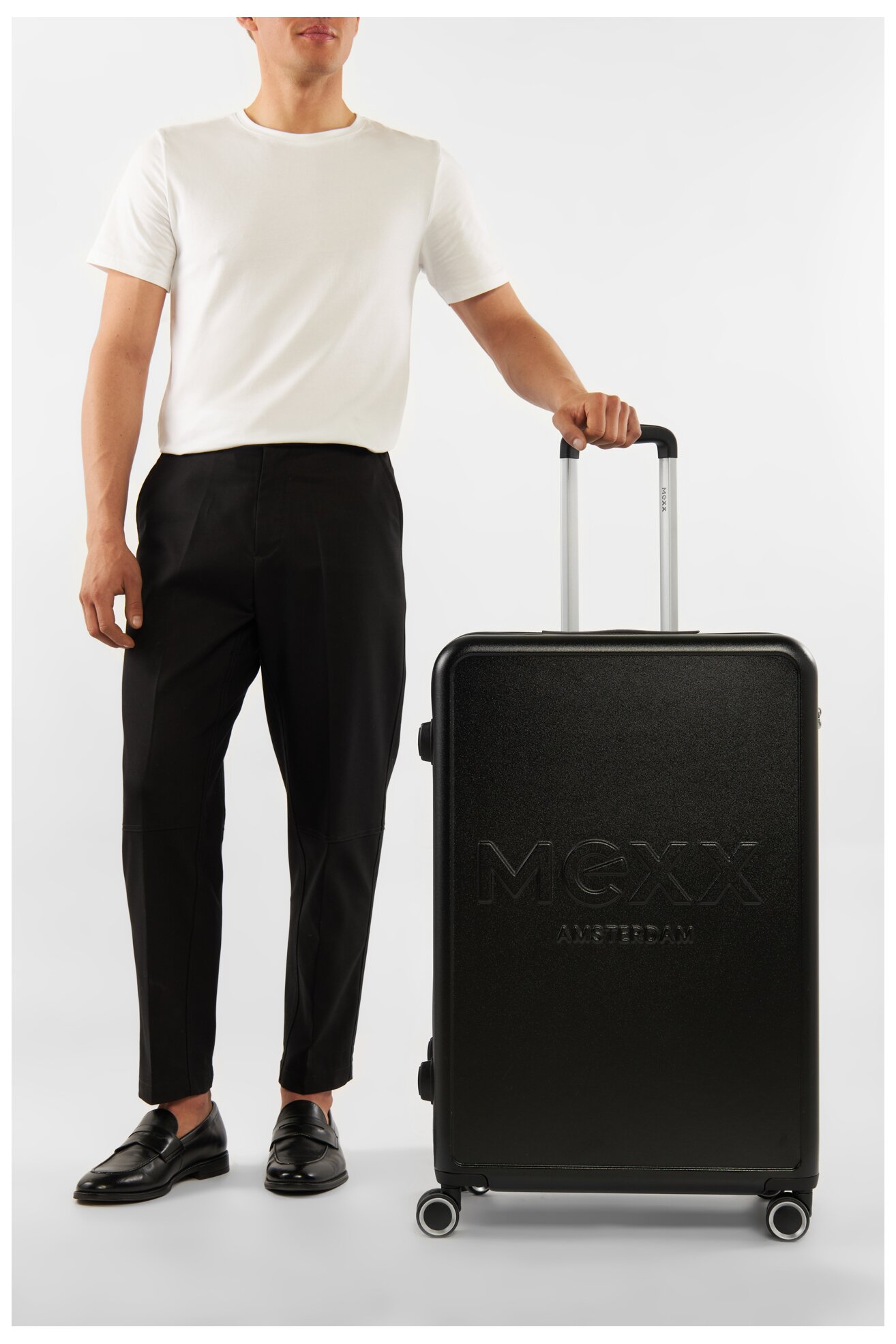 Bőrönd Mexx MEXX-L-034-05 BLACK FEKETE