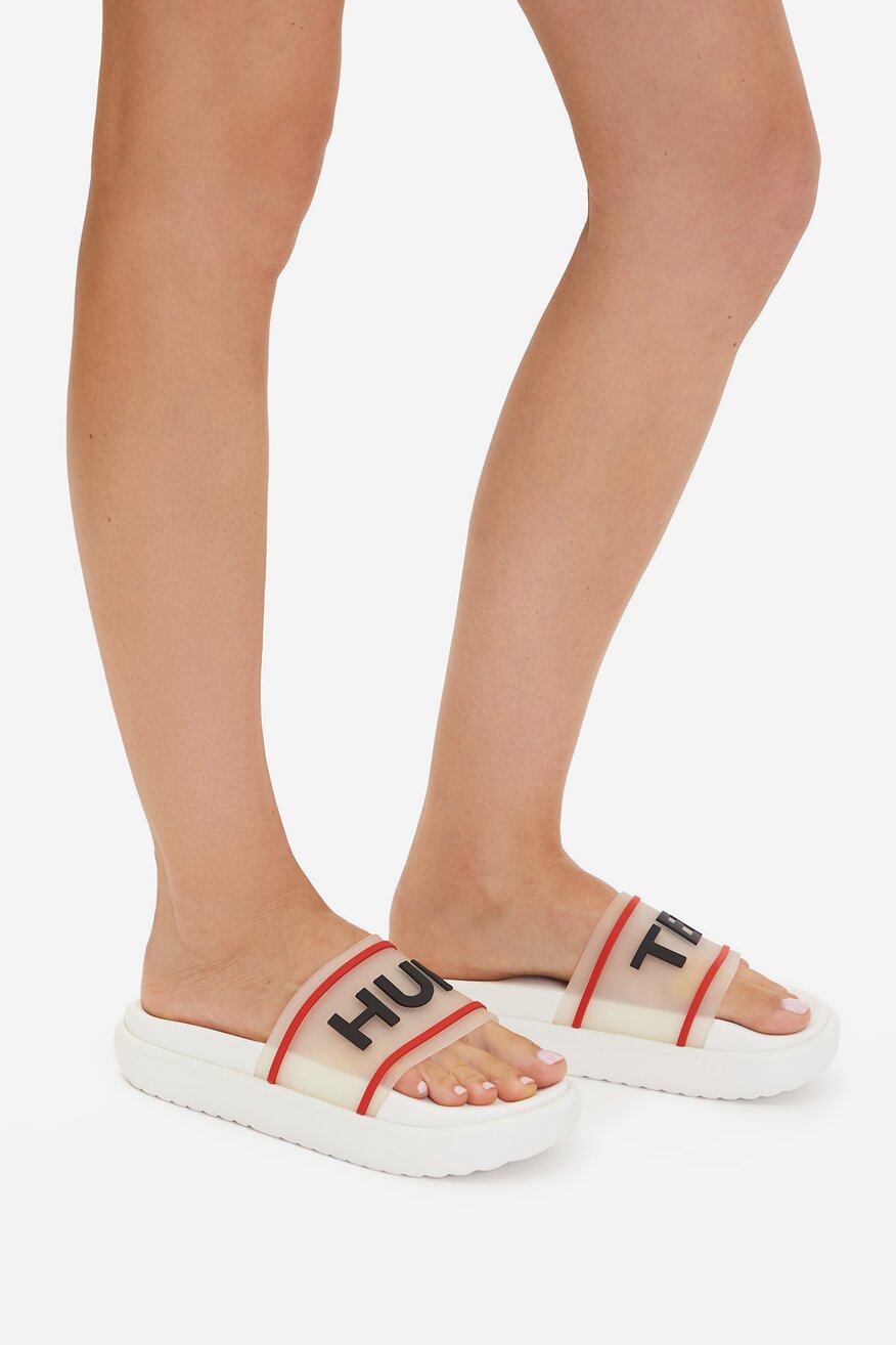 
                Papuče HUNTER BELA - 5906751261828