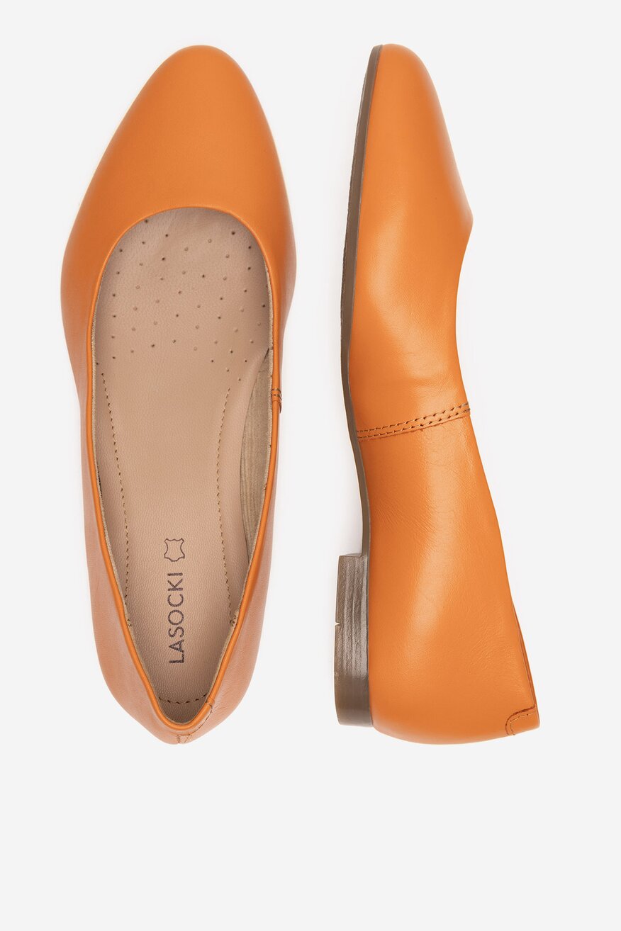 
                Lasocki - Baleriny skórzane - 5903698068459