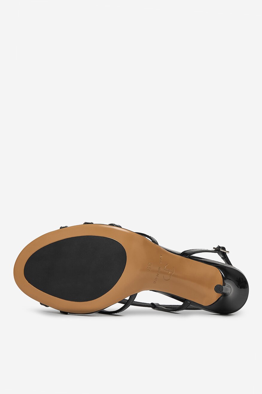 
                EVA MINGE - Sandały skórzane - 5906751805541