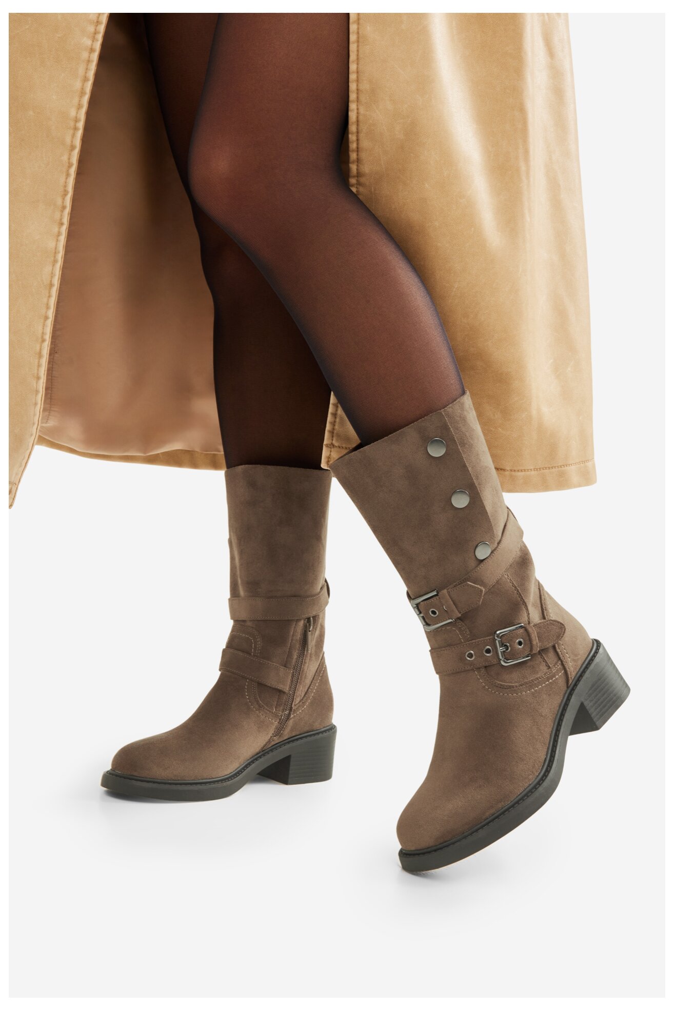 Kozaki Jenny Fairy WFA2881-1 Beżowy ciemny