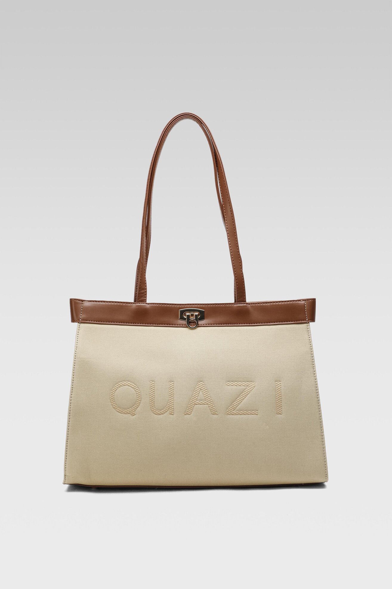 Дамска чанта Quazi MQH-J-018-02 БЕЖОВ