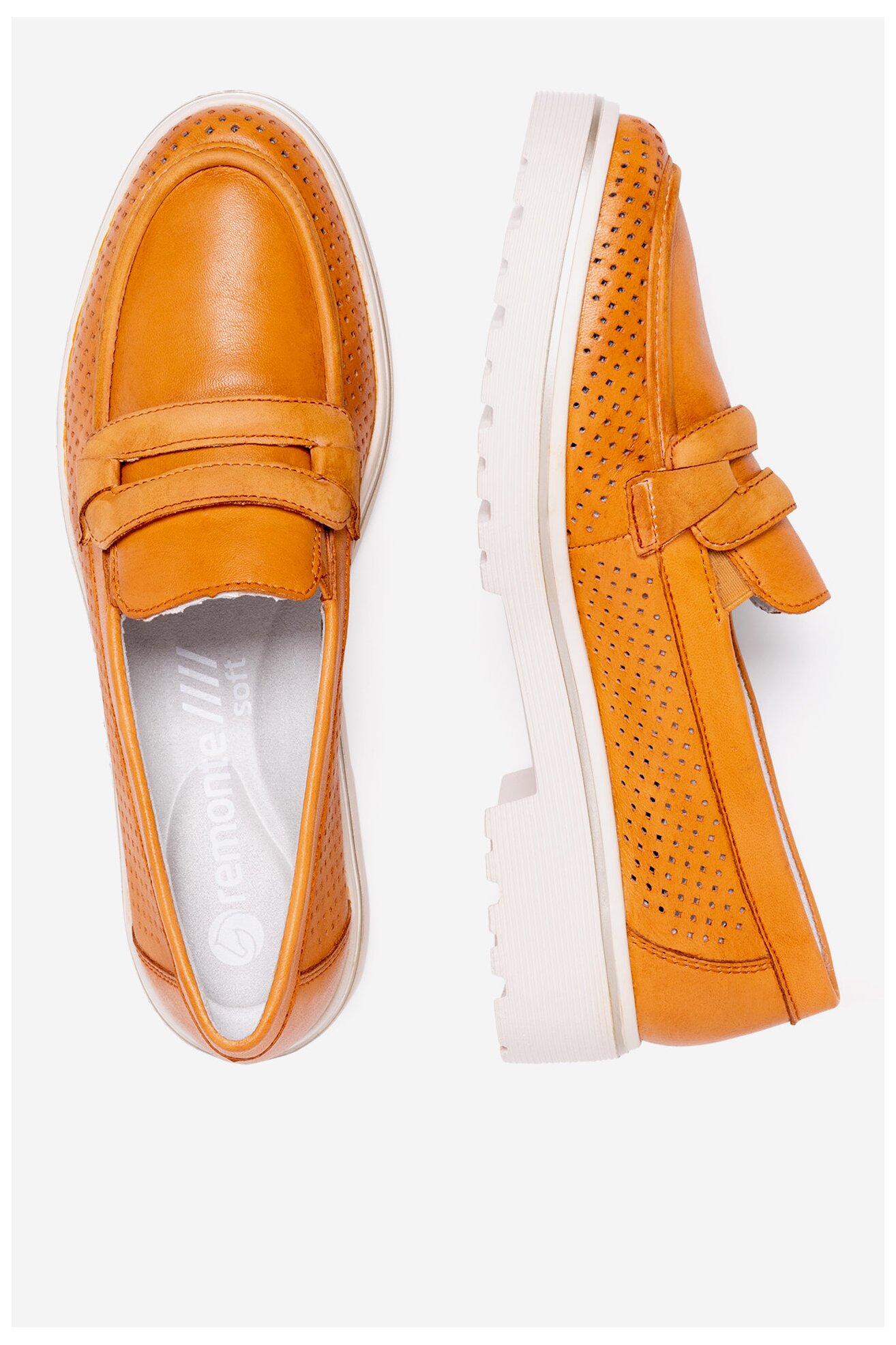 Mokasíny Remonte D1H03-38 ORANŽOVÁ