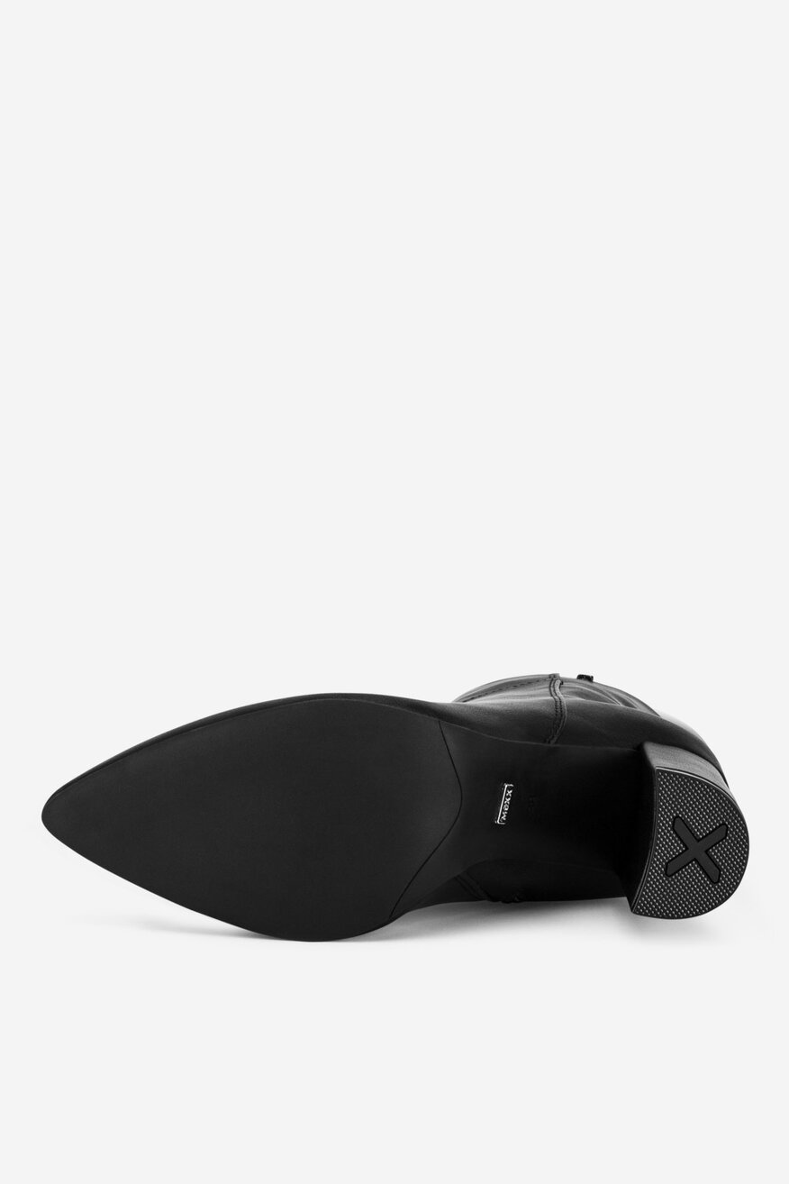 
                Mexx - Botki ocieplane na słupku - 5905588894445