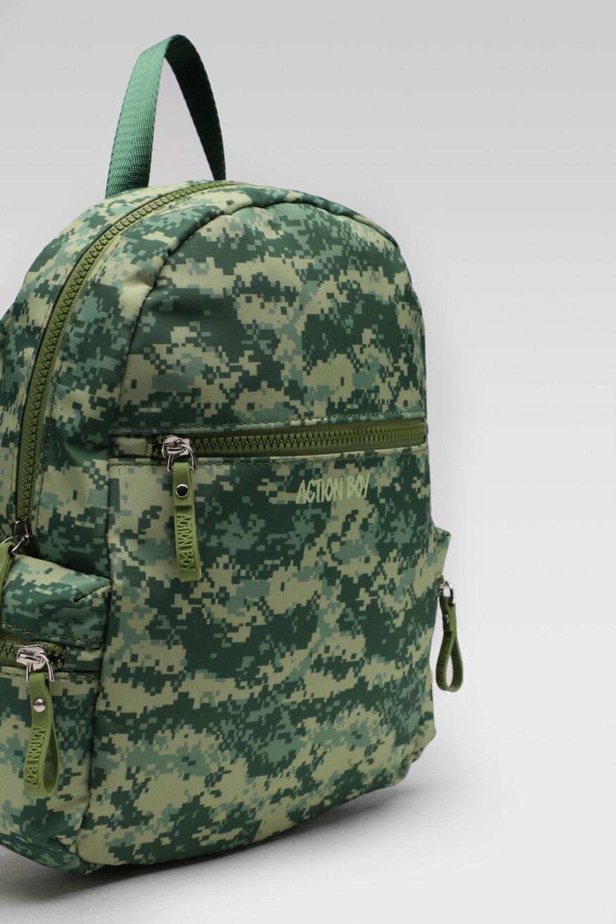 
                Action Boy - Plecak z printem zielony - 5903698668871
