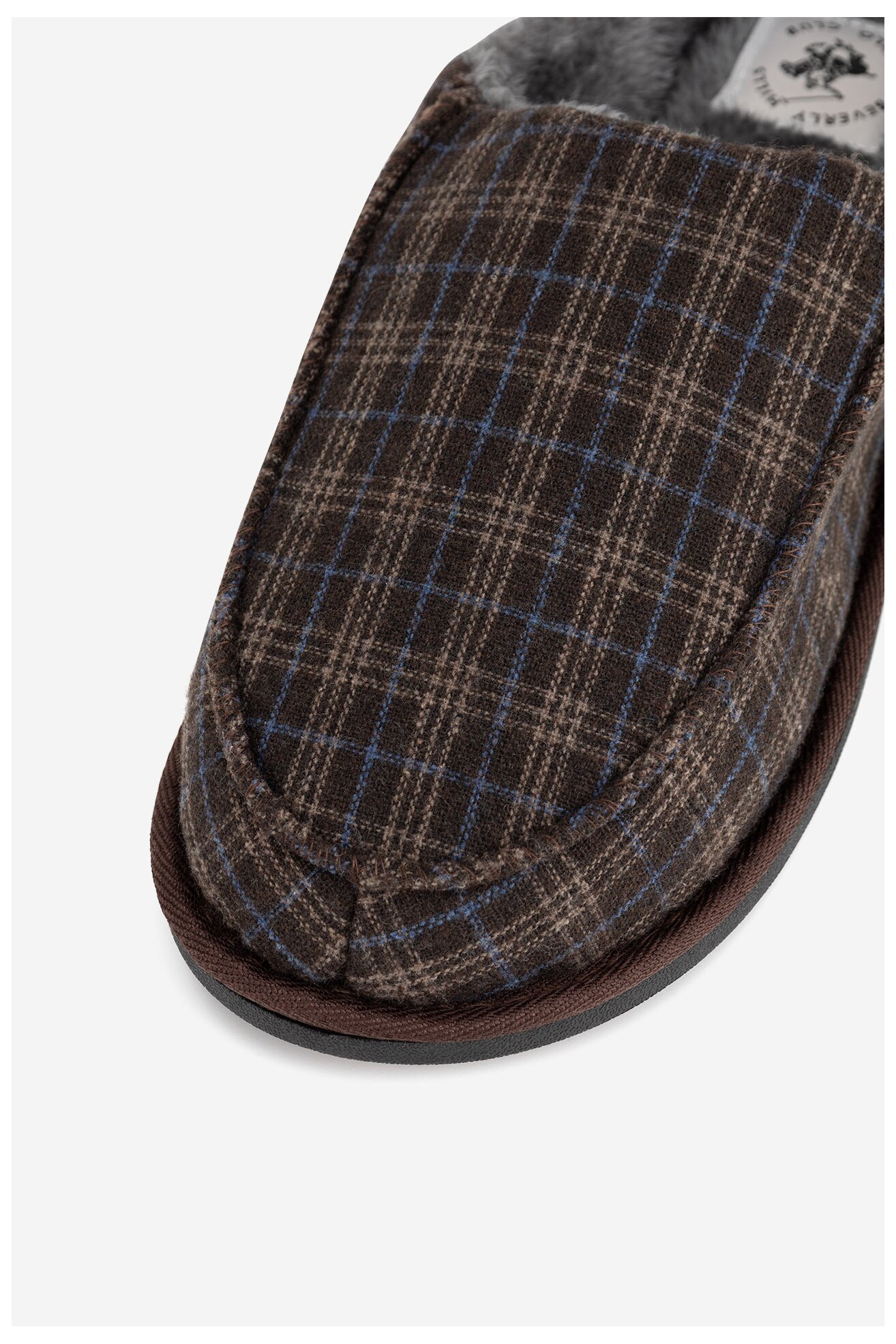 Kapcie Beverly Hills Polo Club P4194527 Brązowy