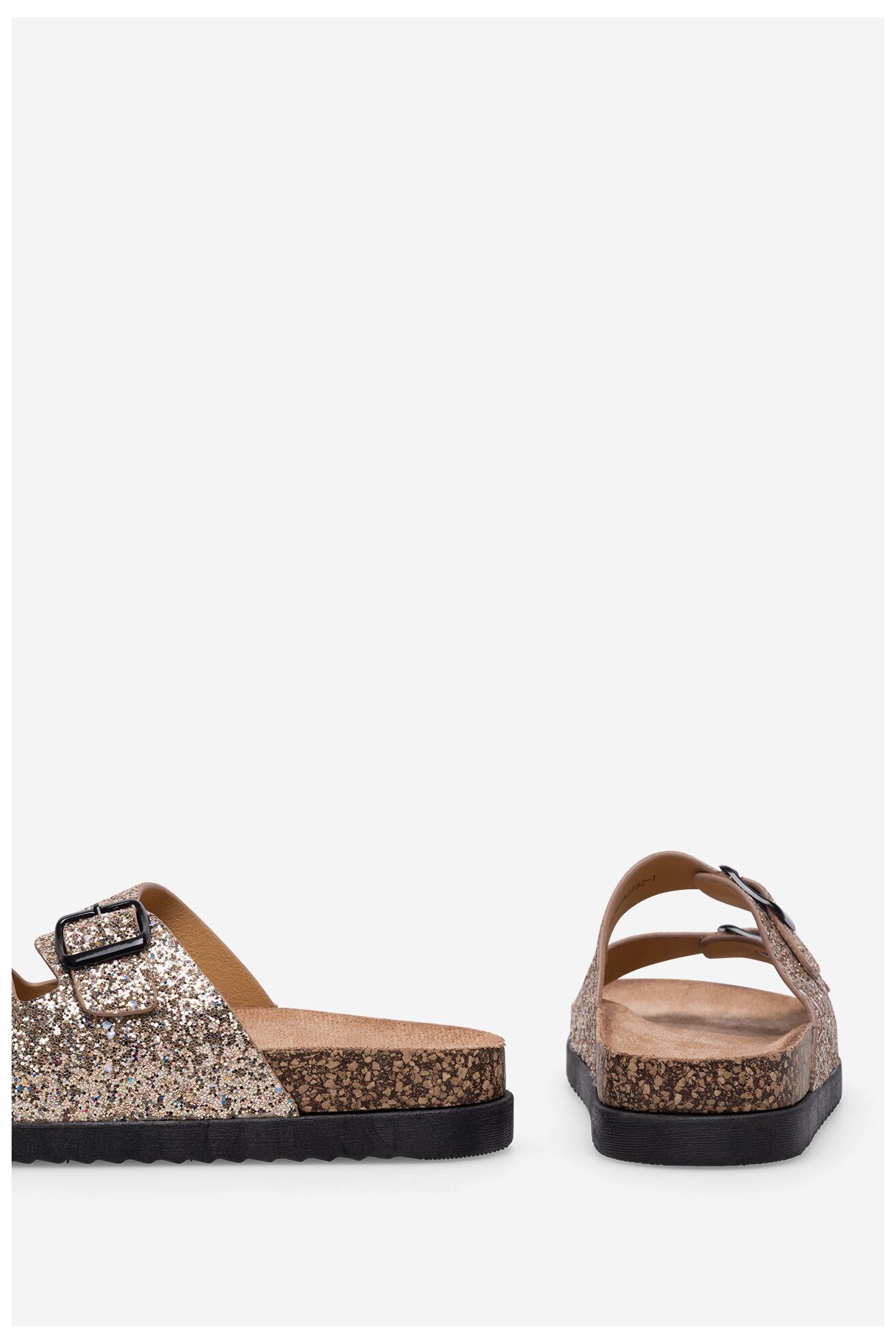 Klapki DeeZee WFA2752-1 Złoty