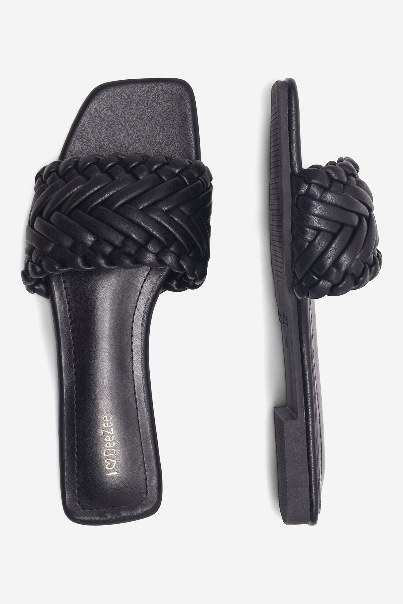 Шльопанець DeeZee DON'T STOP ME KL-E82022-19 ЧОРНИЙ