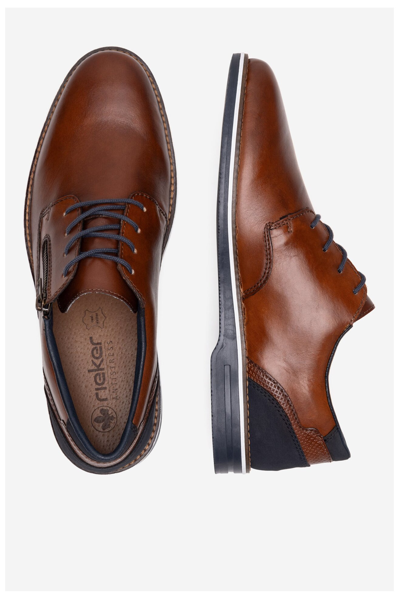 Половинки обувки Rieker 12505-24 КОНЯК