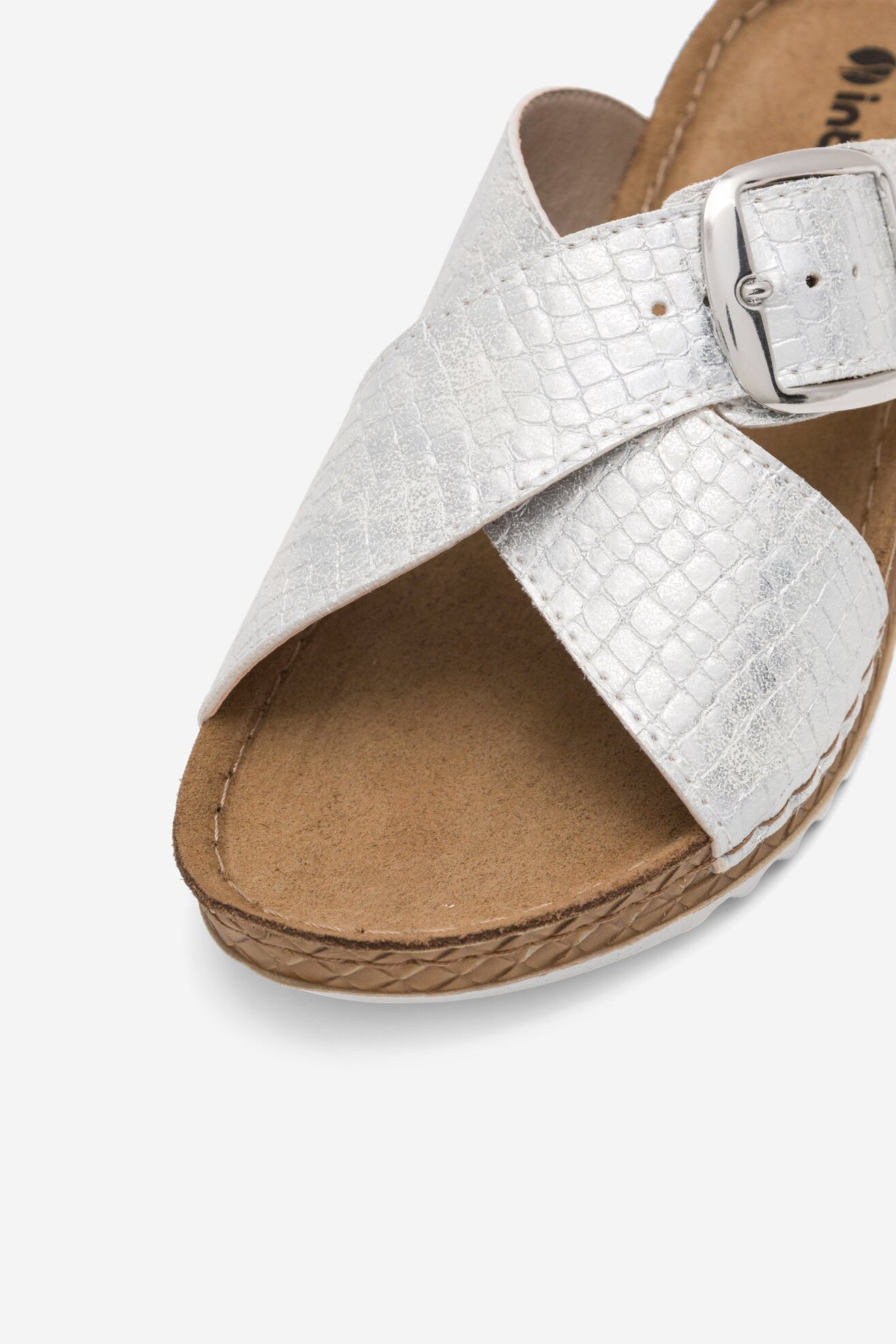 Klapki Inblu VO50B501 Srebrny