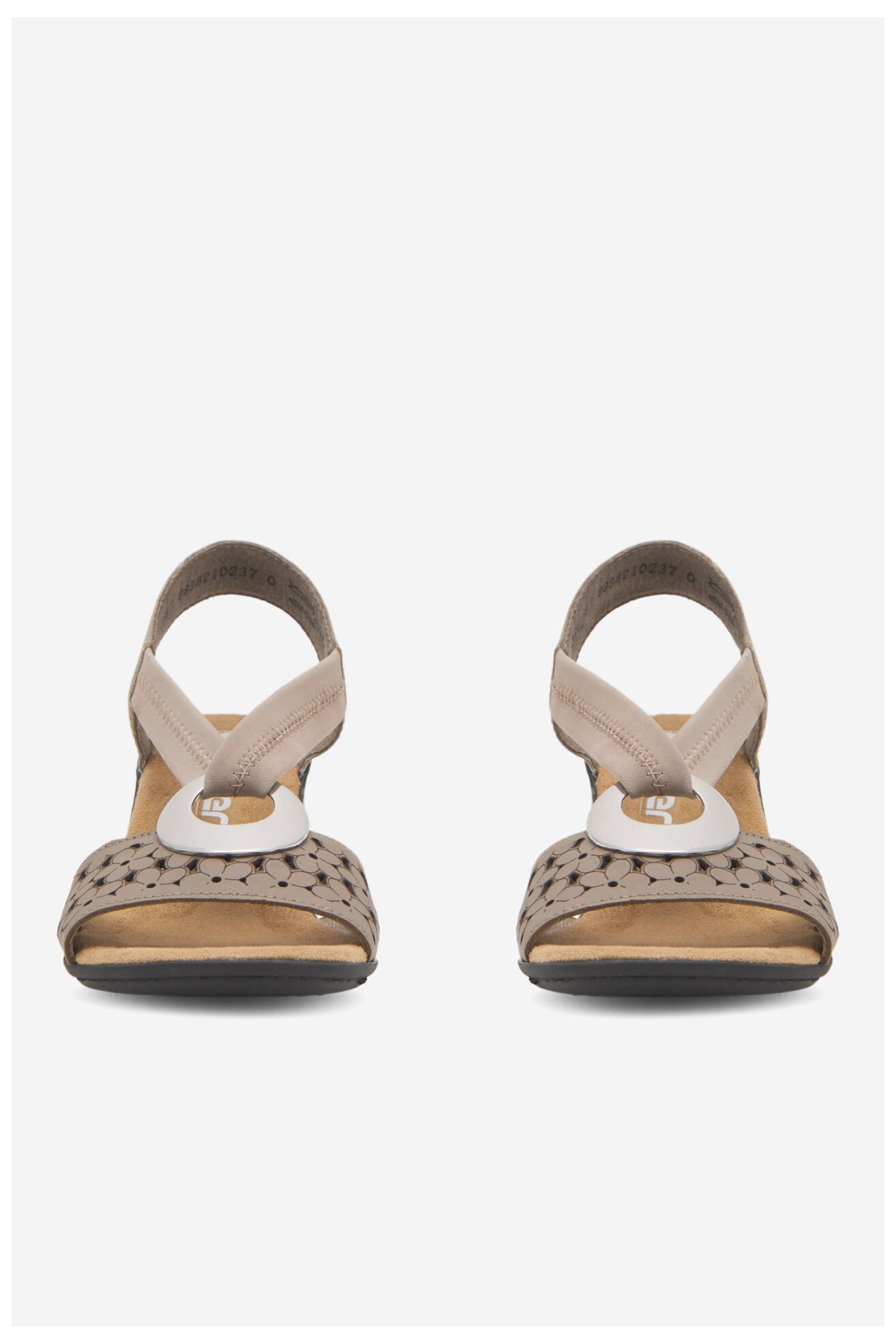 Sandały Rieker 64677-64 Szary