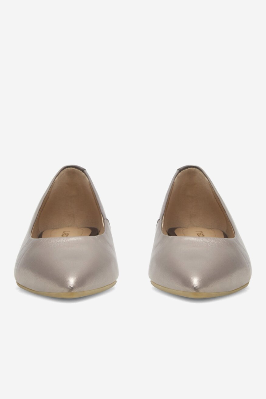 
                Lasocki - Skórzane baleriny - 5905588370772