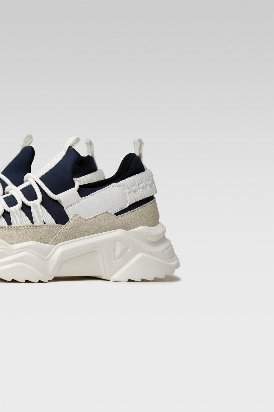 
                Jenny Fairy - Sneakersy typu ugly shoes granatowe - 5904248415143