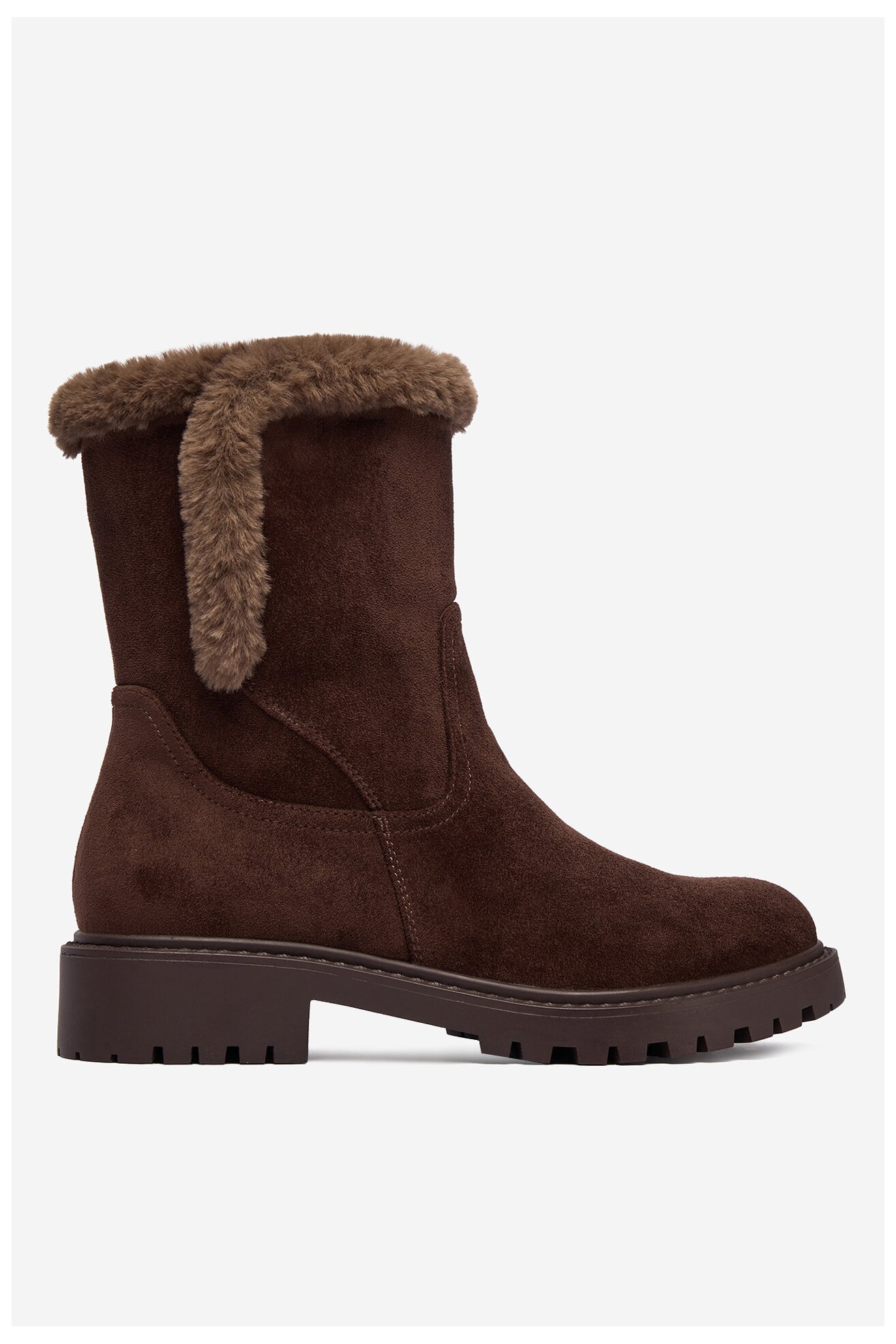 Botki Clara Barson CEO-HY90165-8 Brązowy